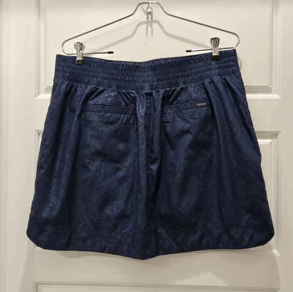 ORVIS NAVY BLUE ATHLETIC SKIRT SKORT MESH SHORTS WOMEN LARGE TENNIS PICKLEBALL - Picture 4 of 14